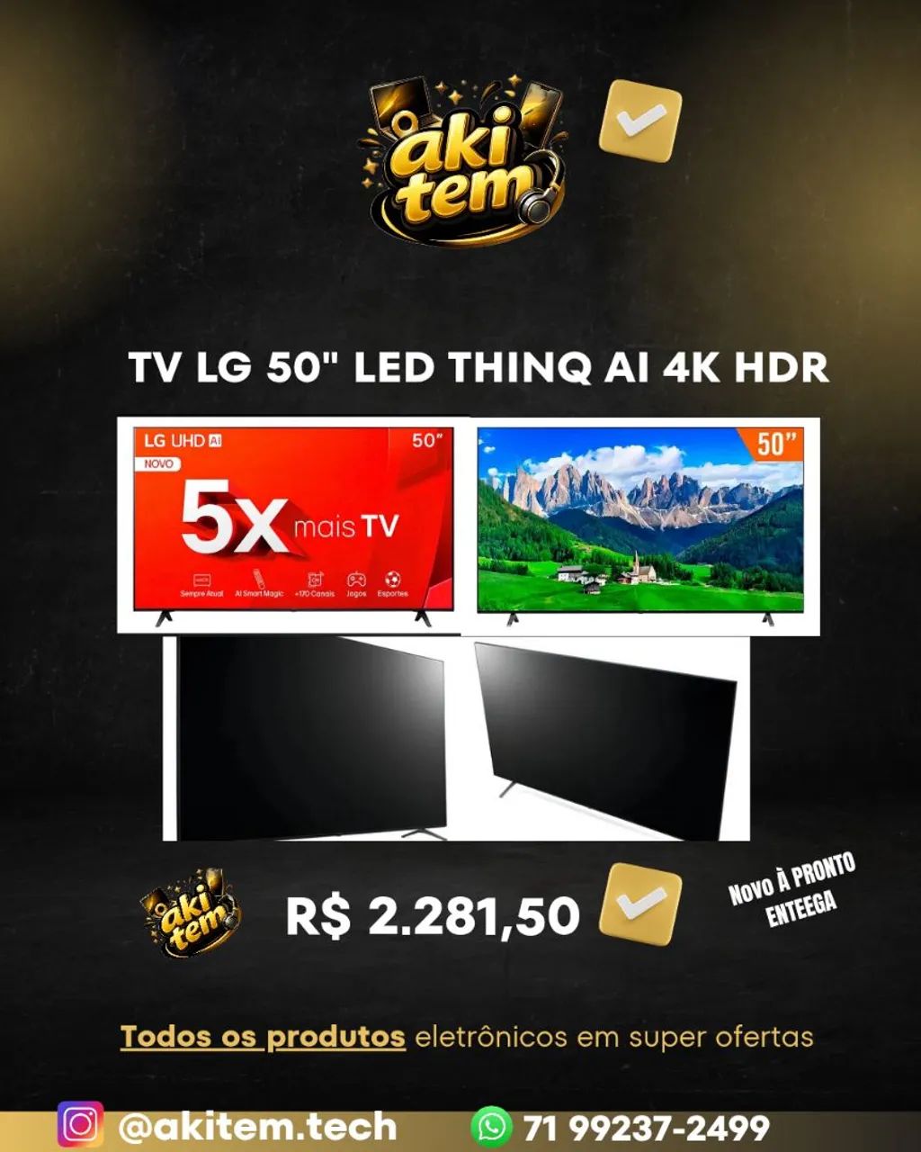 Tv smarts de várias Marcas e polegadas Aki tem ? - Foto 5