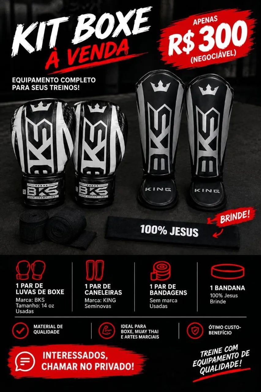 Vendo Kit de Muay Thai
