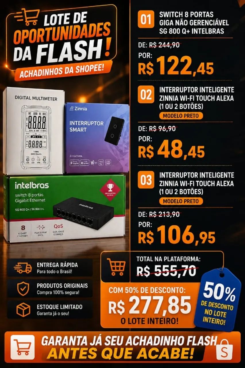 Achadinhos da Flash - Smart Home & Tech!