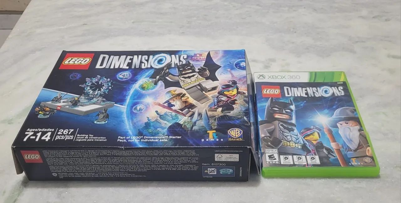 Lego dimensions xbox 360 com várias coisas - Foto 3