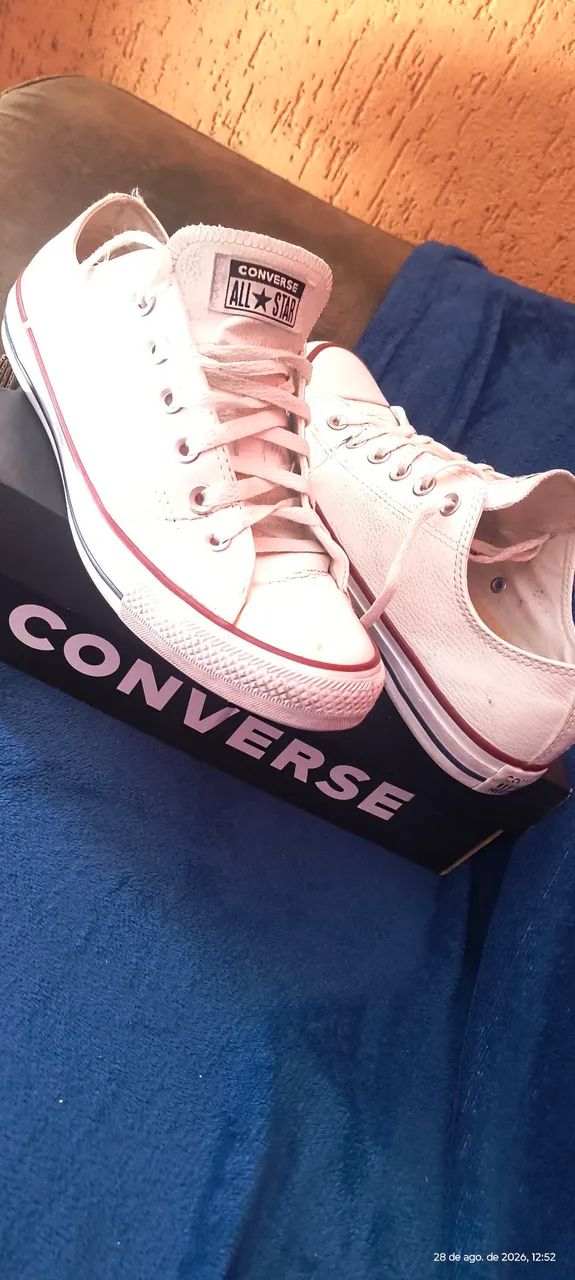 Converse ALL star em couro original número 38 - Foto 2