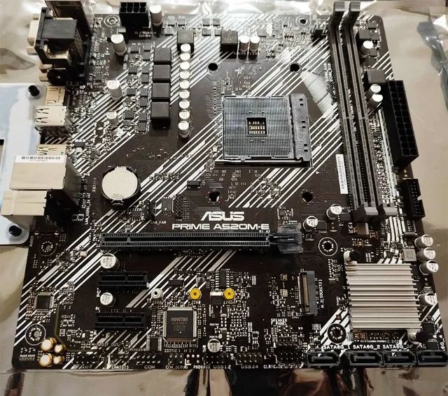 Placa Mãe ASUS PRIME A520M-E - Foto 2