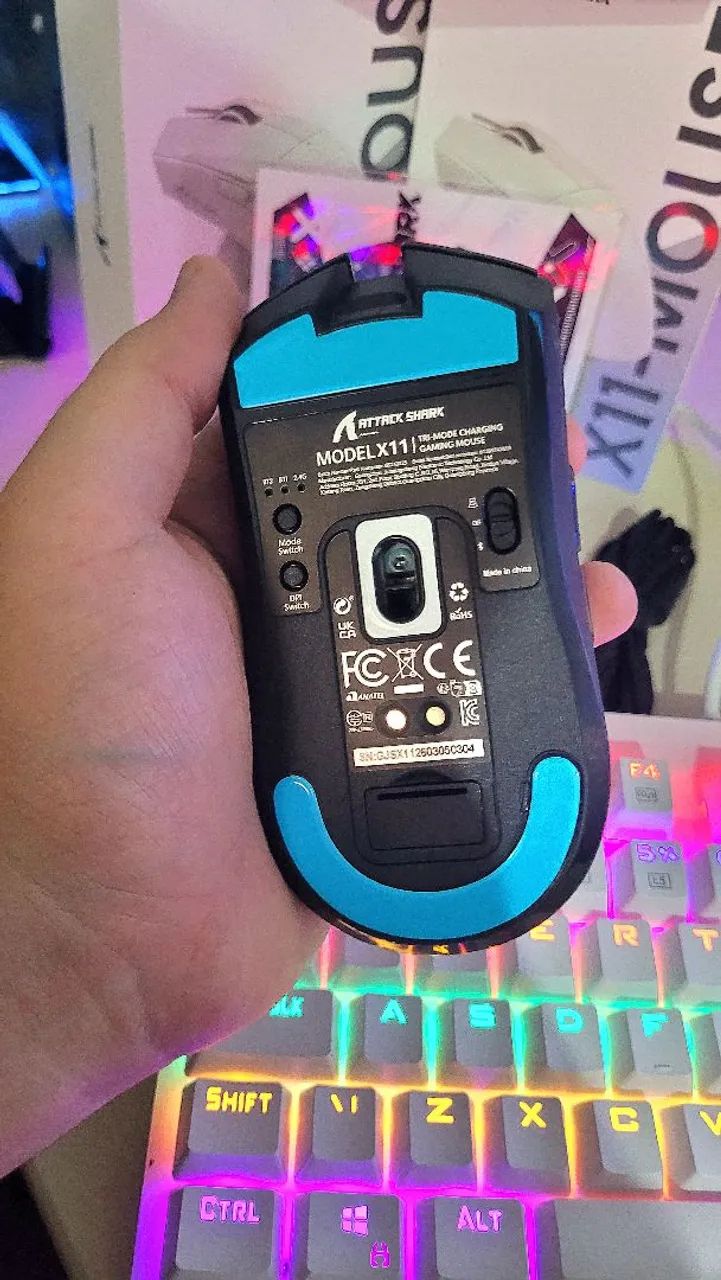 MOUSE X11 SEM FIO (COM BASE)!! - Foto 2