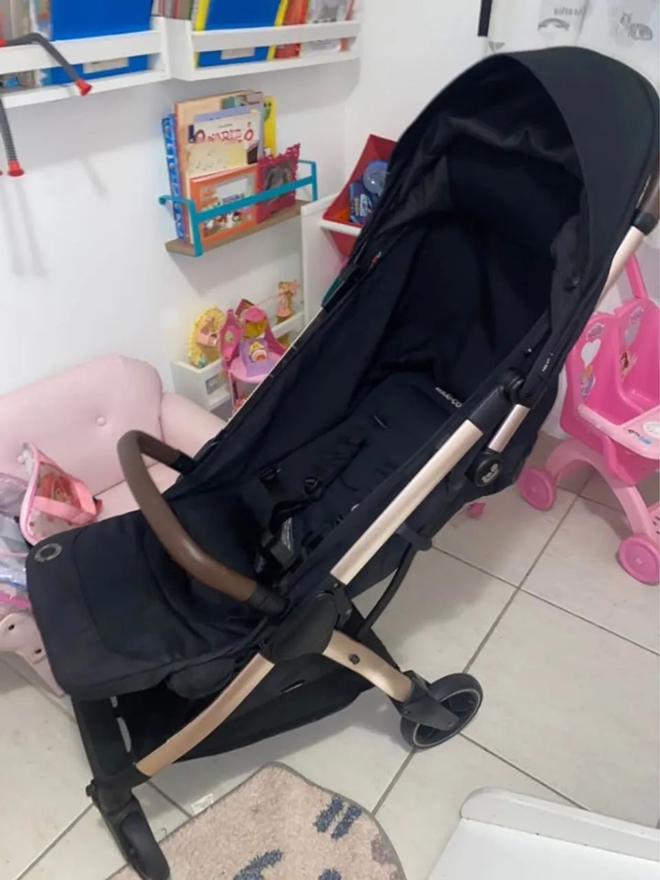 Carrinho de Bebê Maxi-Cosi, Eva³, Essential Black Champagne. - Foto 2