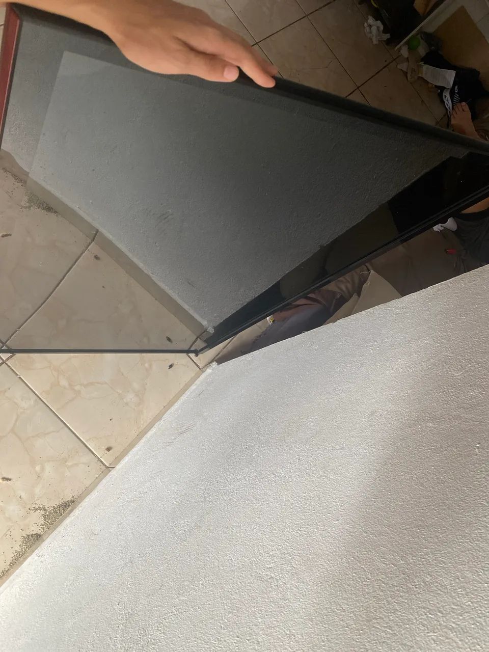 TV LG 55 polegadas quebrada - para retirada de peças - Foto 2