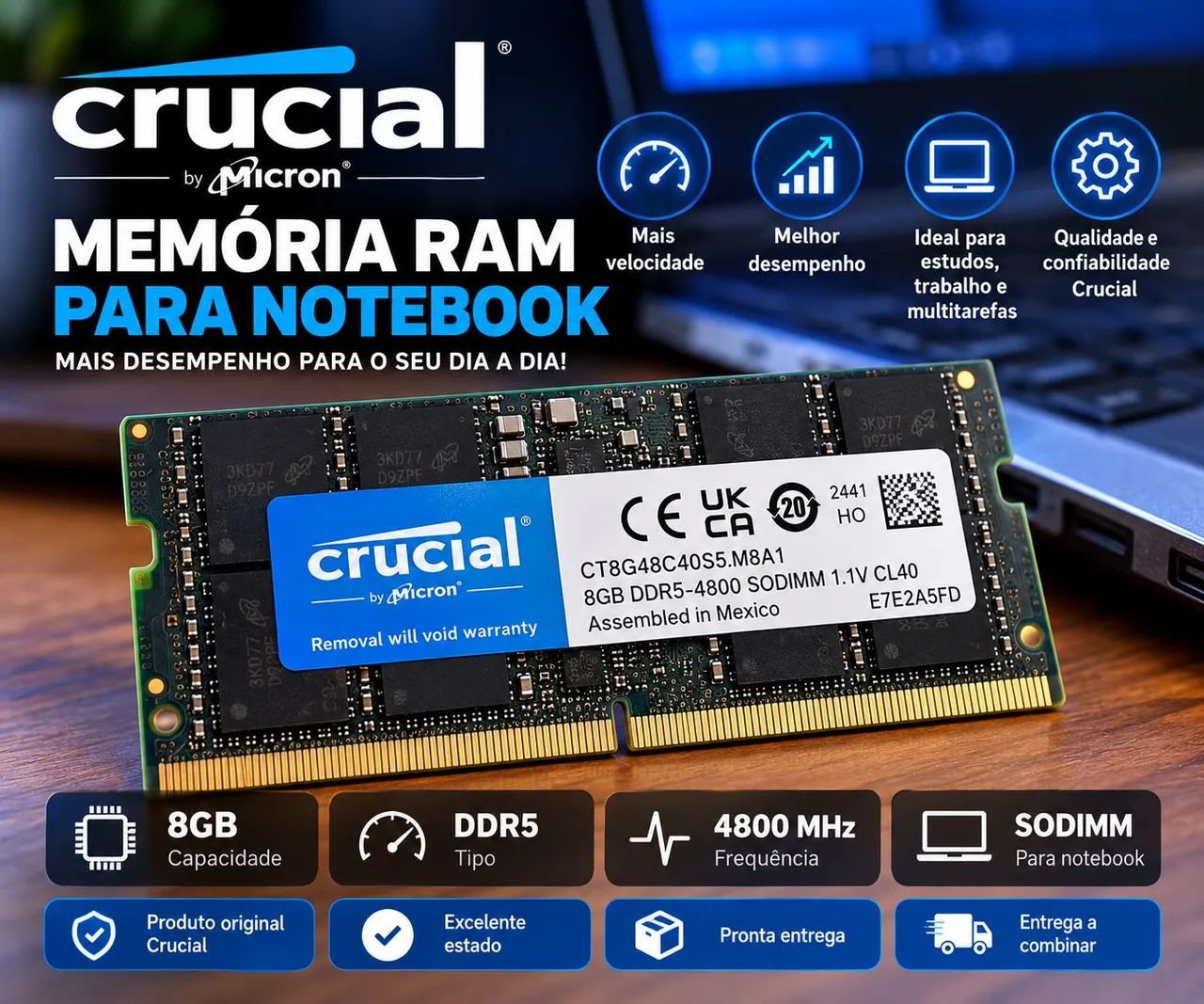 memoria ram ddr5 notebook