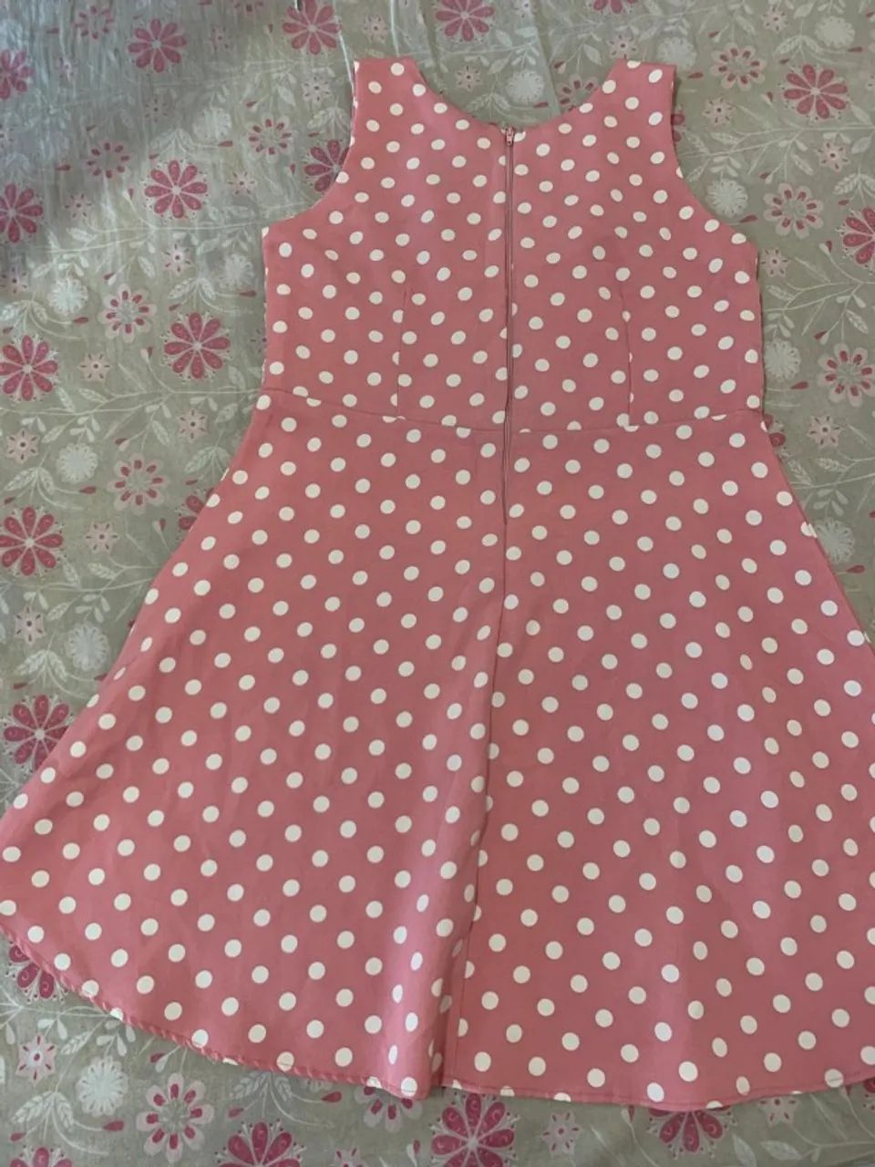 Vestido Rosa de poá  - Foto 2