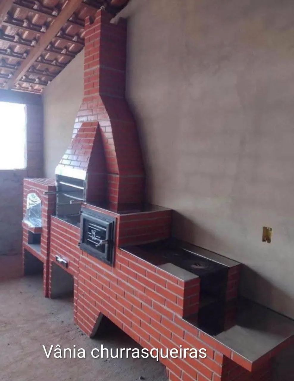 Fogão a lenha , forno , churrasqueira e forno de pizza  - Foto 2