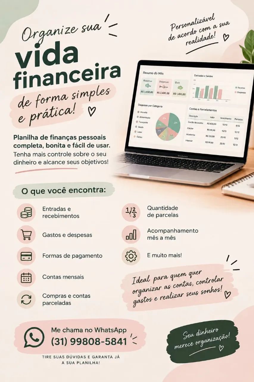 Planilha Finanças Pessoais