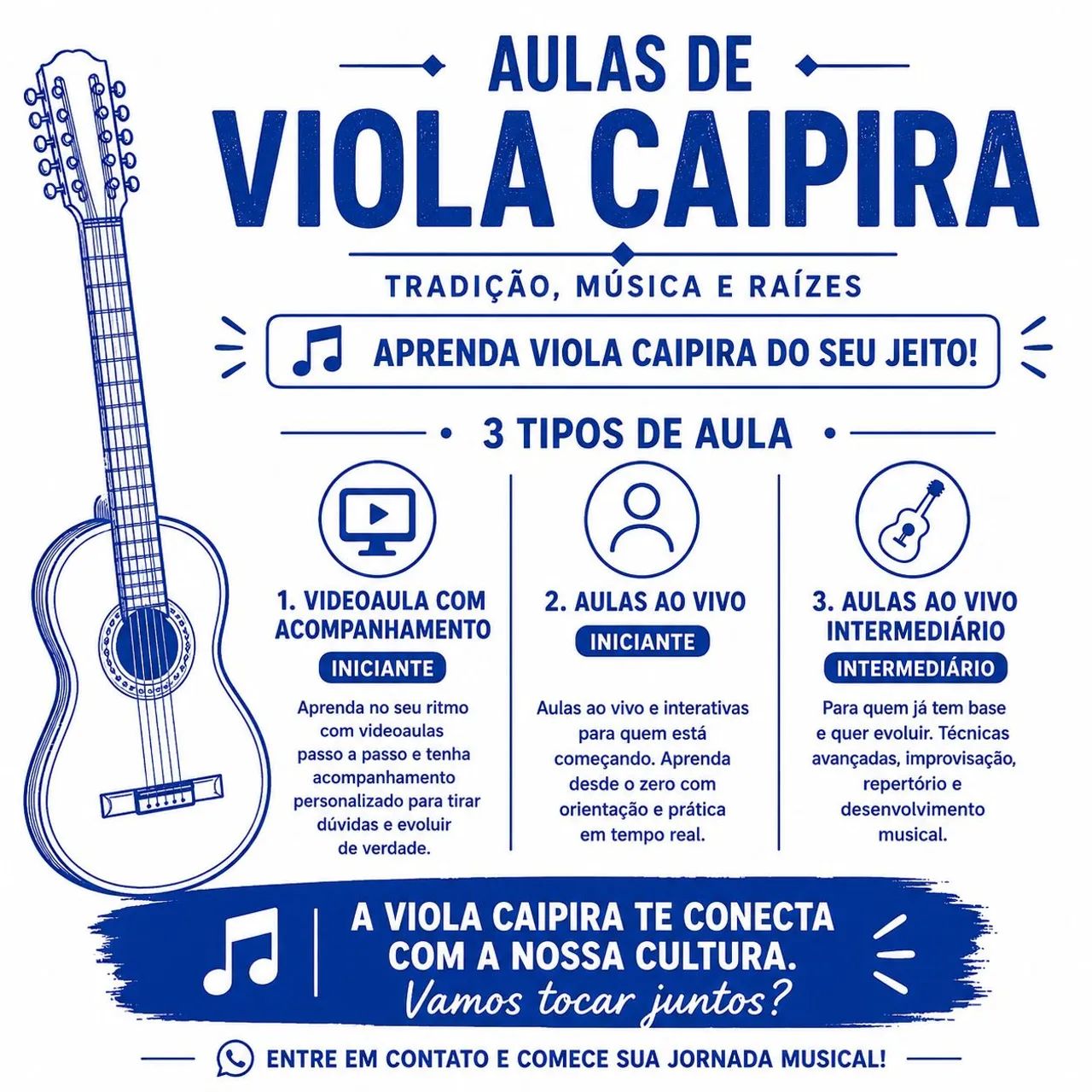 Aulas de viola caipira 