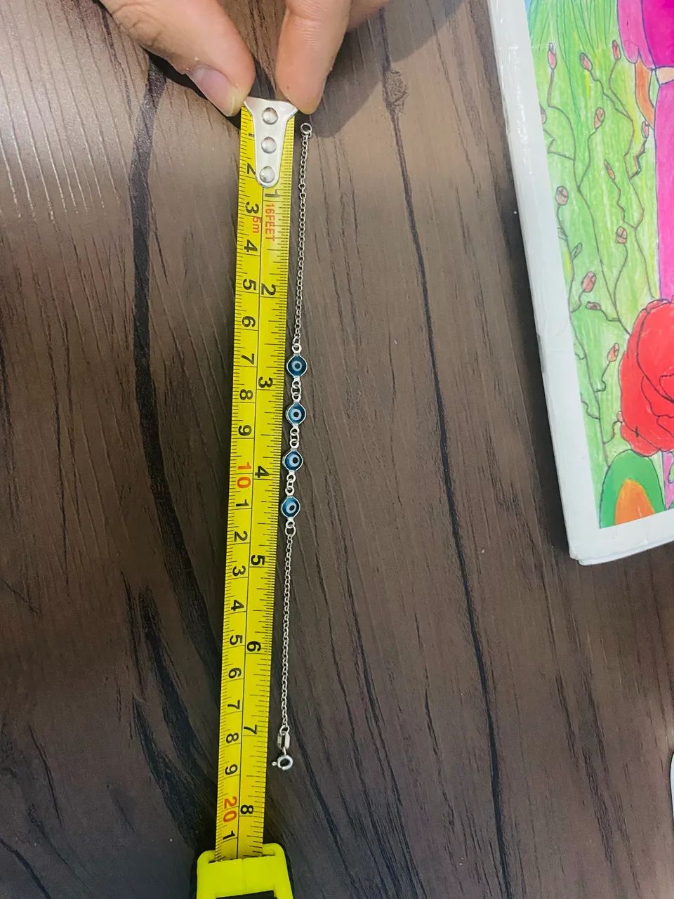 Pulseira em Prata 925 com Olho Grego - Proteç ão e Elegância - Foto 4