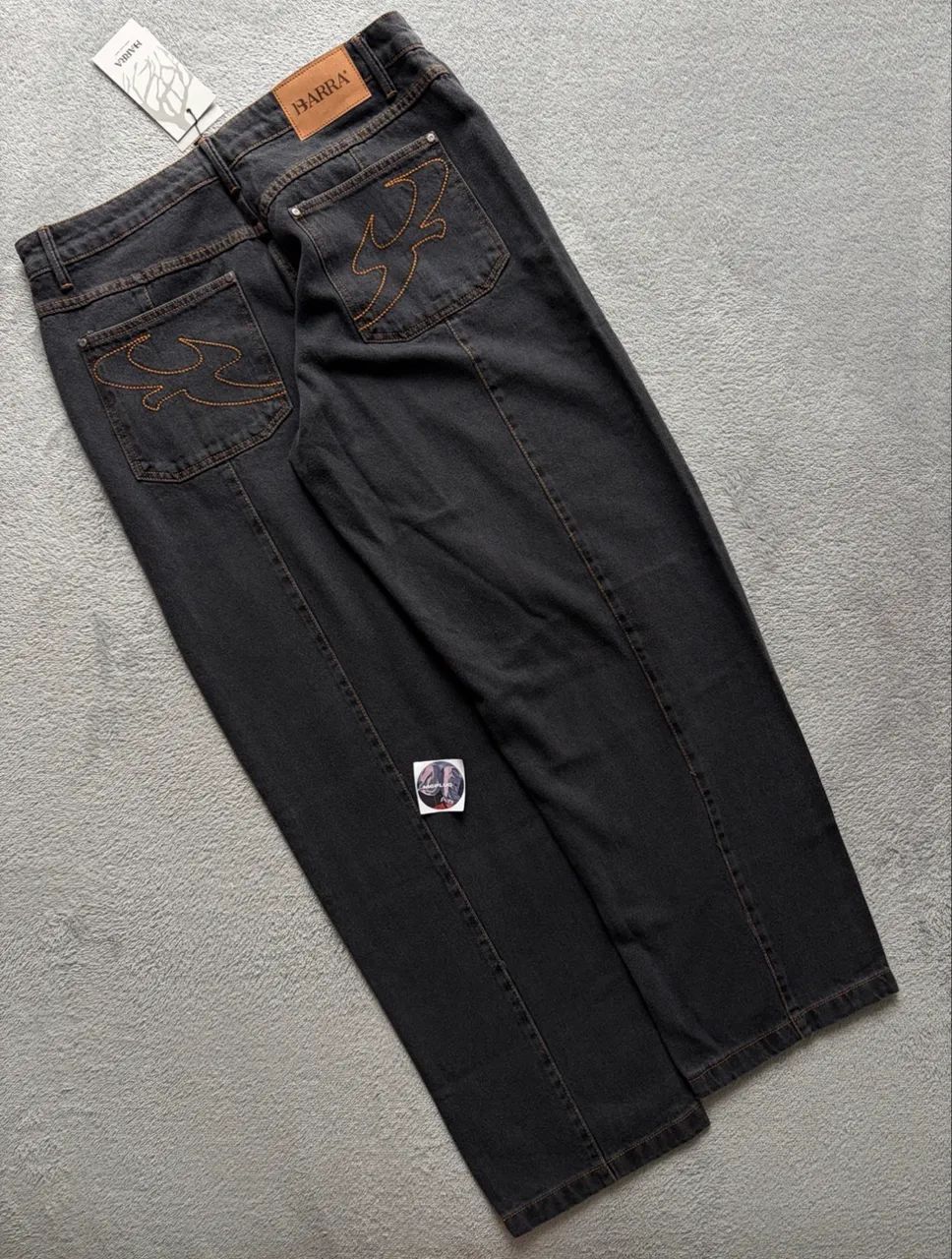 Calça Jeans Barra Crew Clássica Preta  - Foto 3