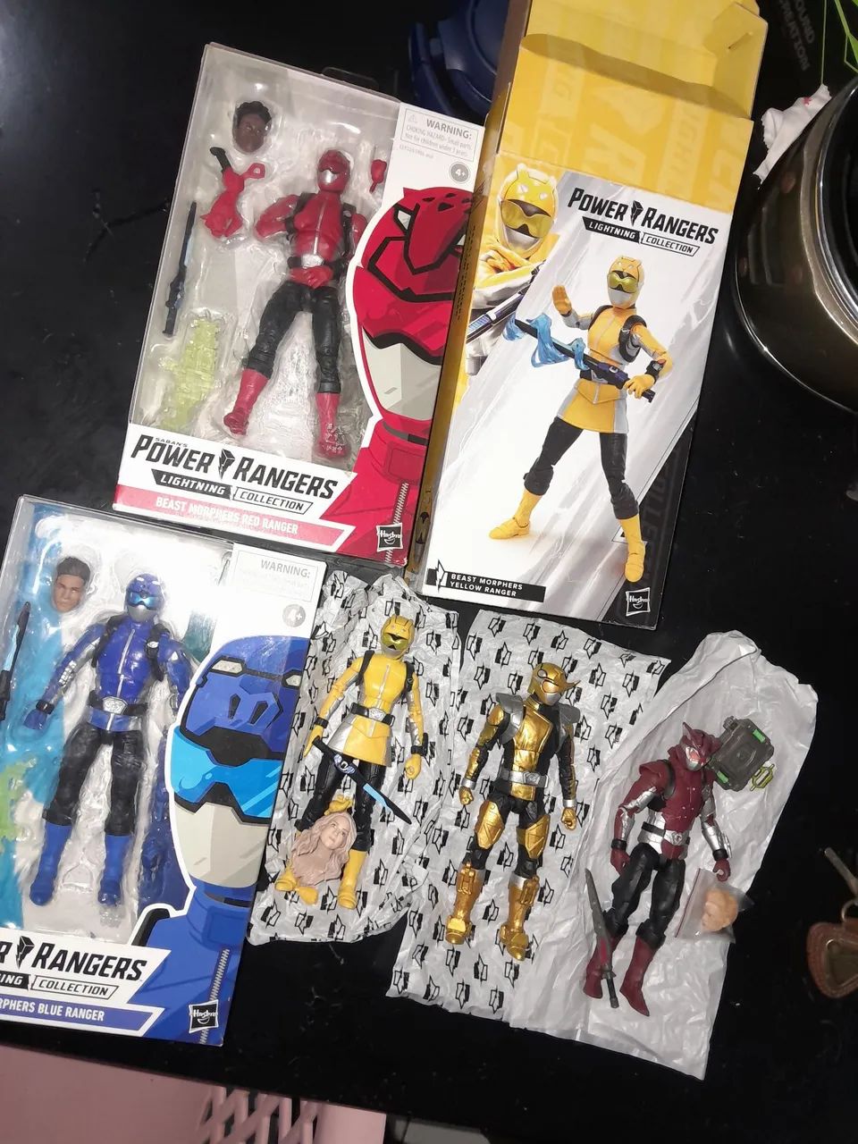 Beast Morphers Power Rangers Lightening Collection  COMPLETO