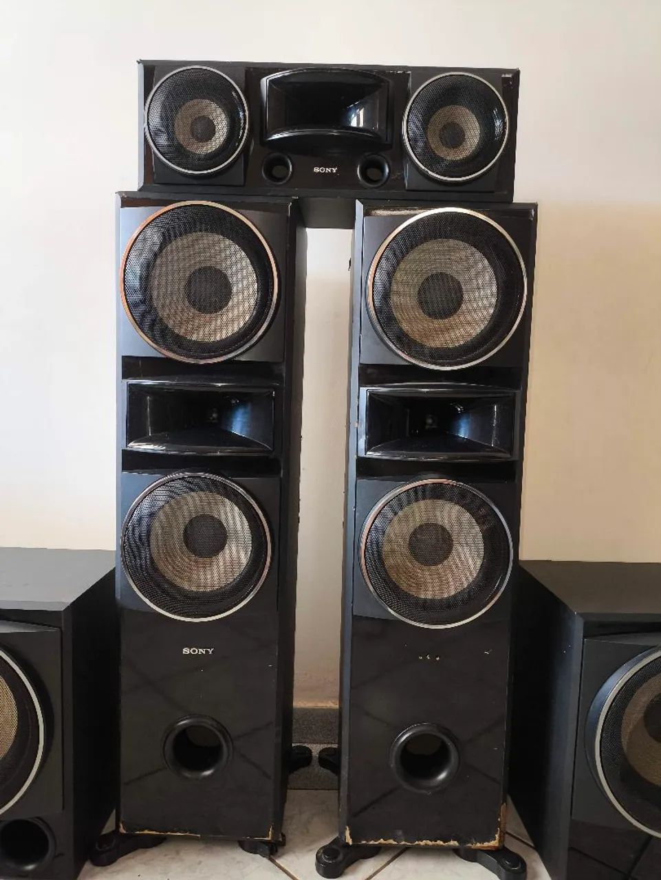 Kit Caixas de som Sony do Receiver Muteki HT - DDW7500 - Foto 2