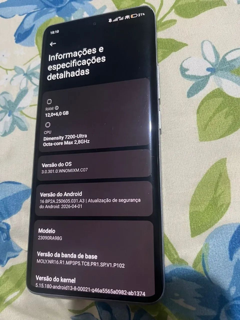 Troco meu Redmi Note 13 pró plus 5G  - Foto 2