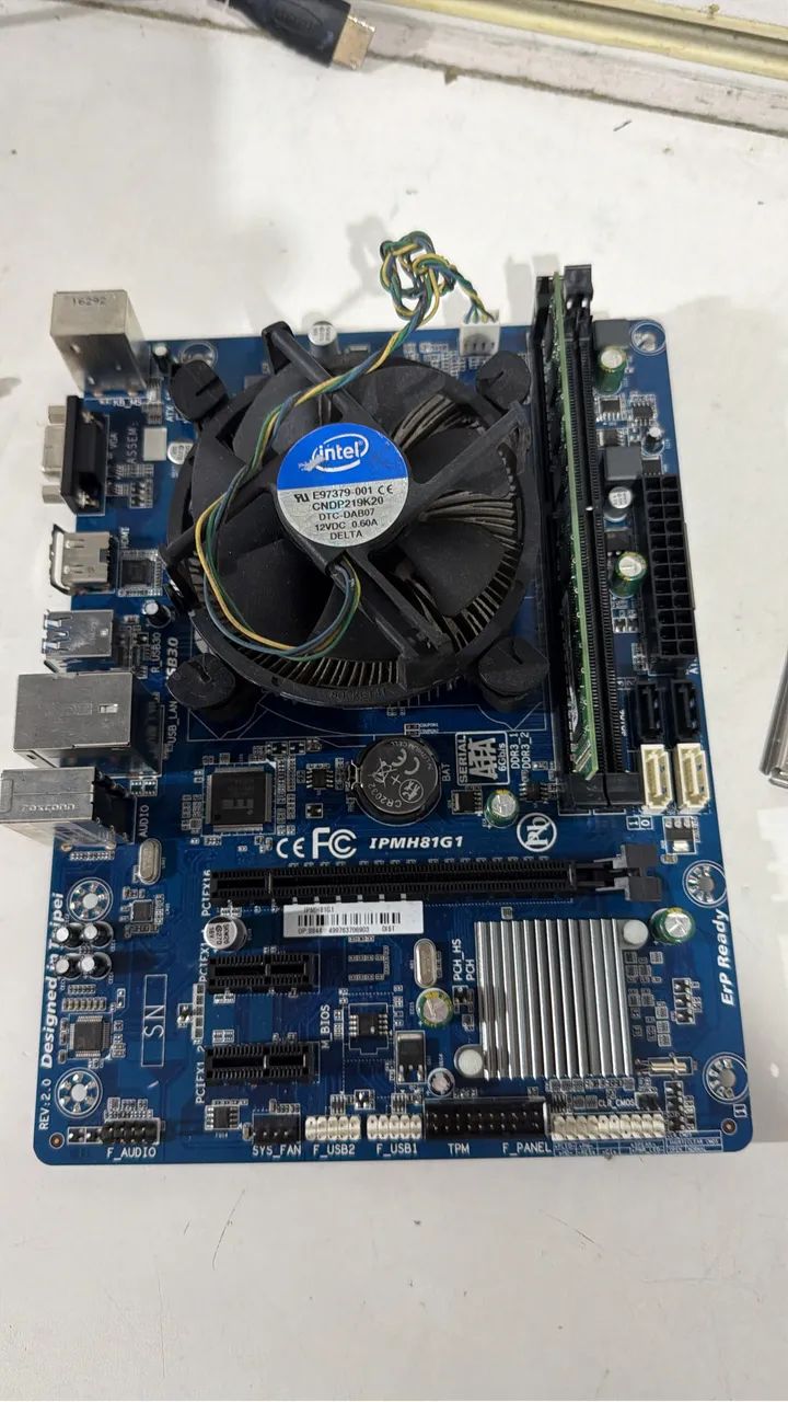 Placa Mãe 1150 Intel Completa Seminova Intel Gold - Foto 4