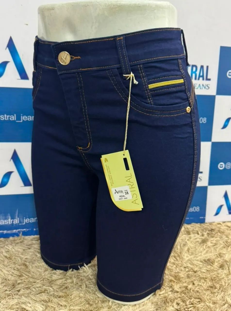 Bermuda jeans feminina - Foto 2