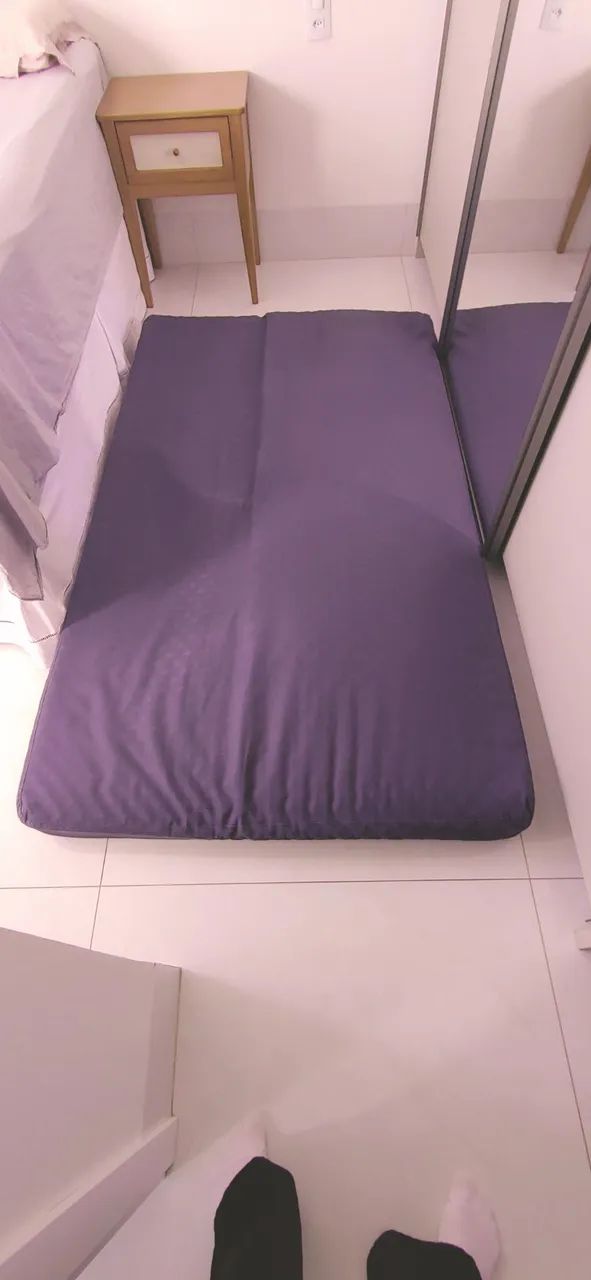 Colchão viúva com capa e casca de ovo - Foto 2