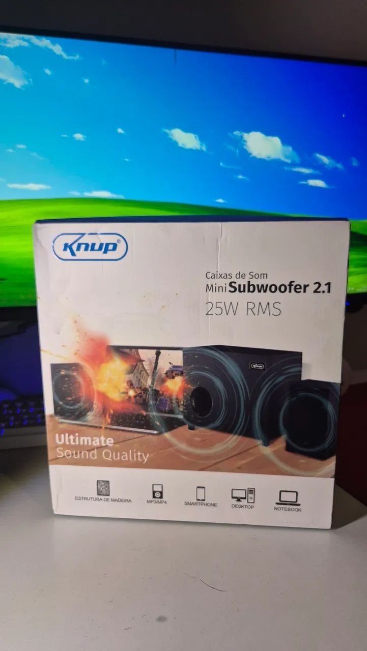 Caixa de som com subwoofer  - Foto 2