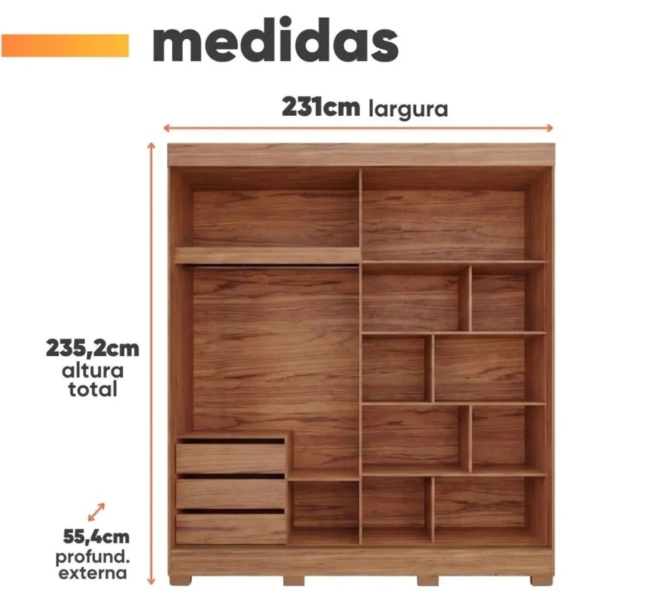 Guarda roupa em MDF  - Foto 5