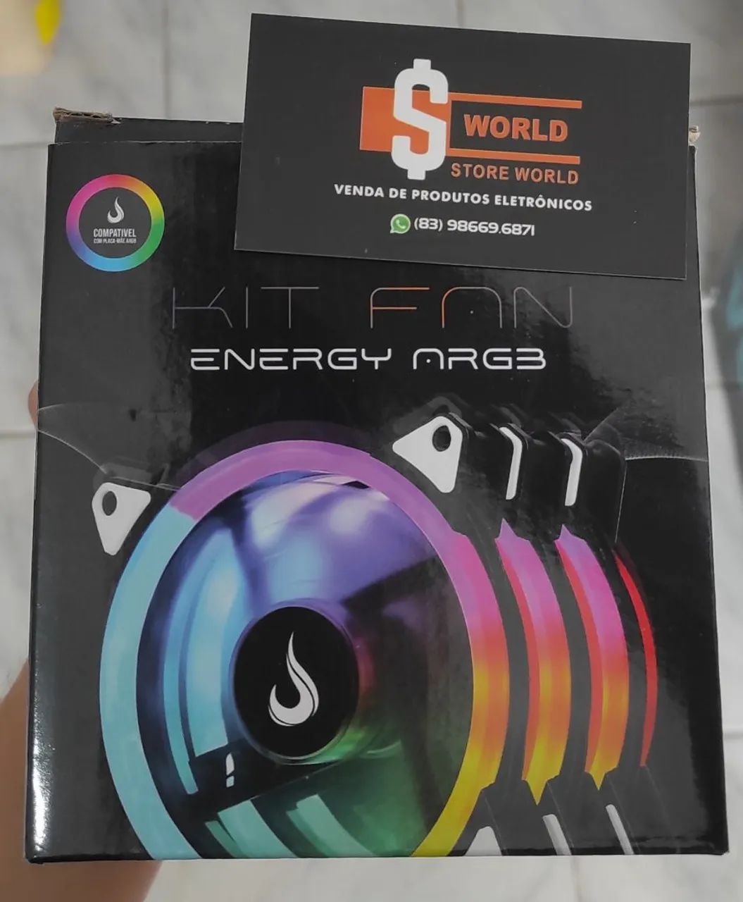 Kit 3 Fans Rise Mode - Store World 