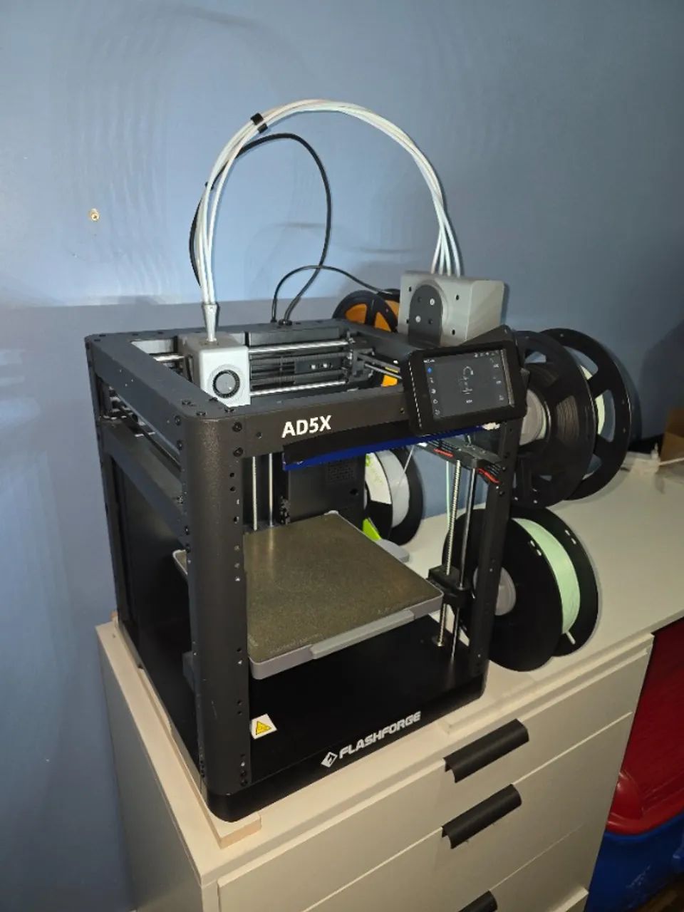 Impressora 3D Flashforge AD5X, Multifilamento, Com Camera e Barra de LED. - Foto 3