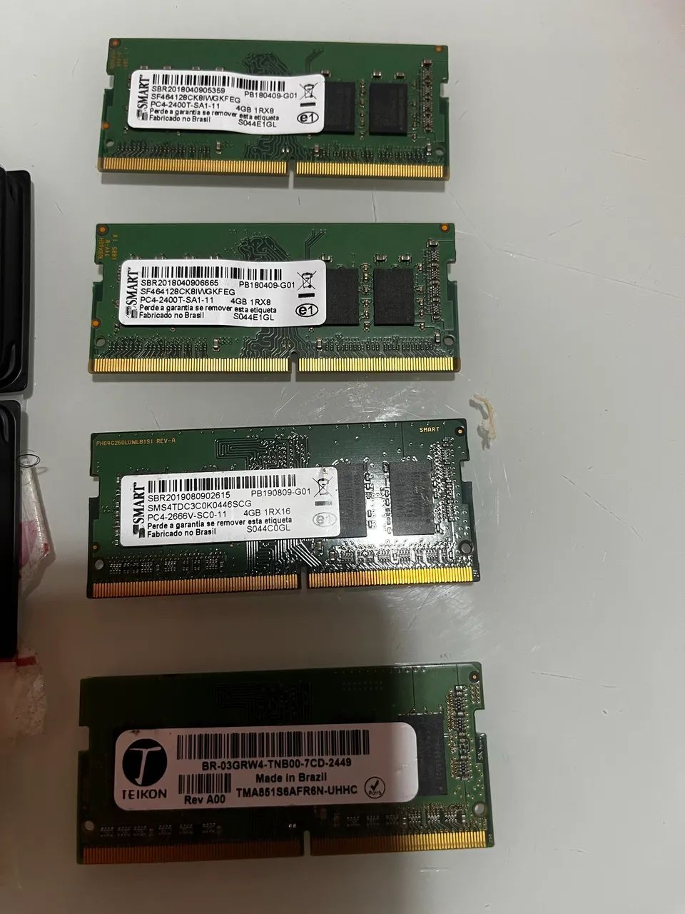 Kit de memória de notebook ddr4 