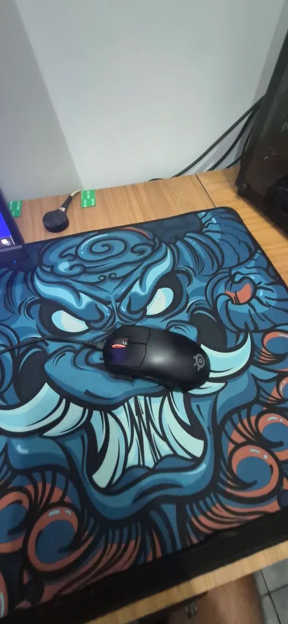 Mouse Steelseries e mouse pad Tiger EBA.