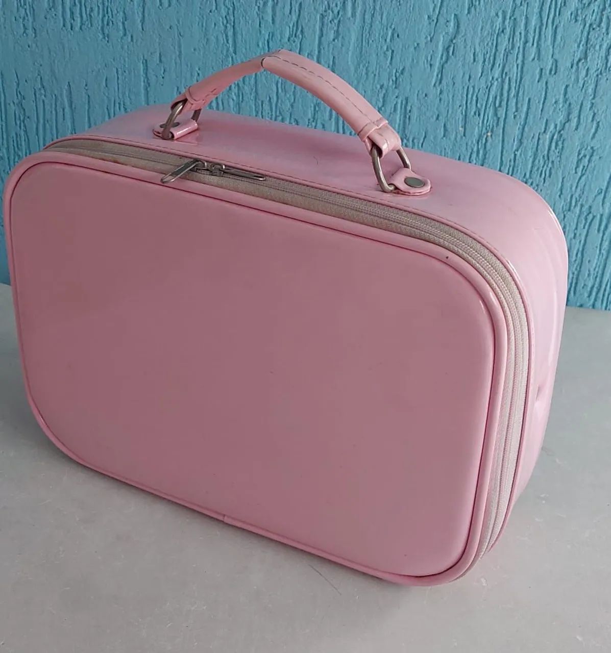 Maleta rosa pouco uso - Foto 5