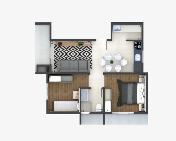Residencial Heloísa - Costa e Silva - Foto 11