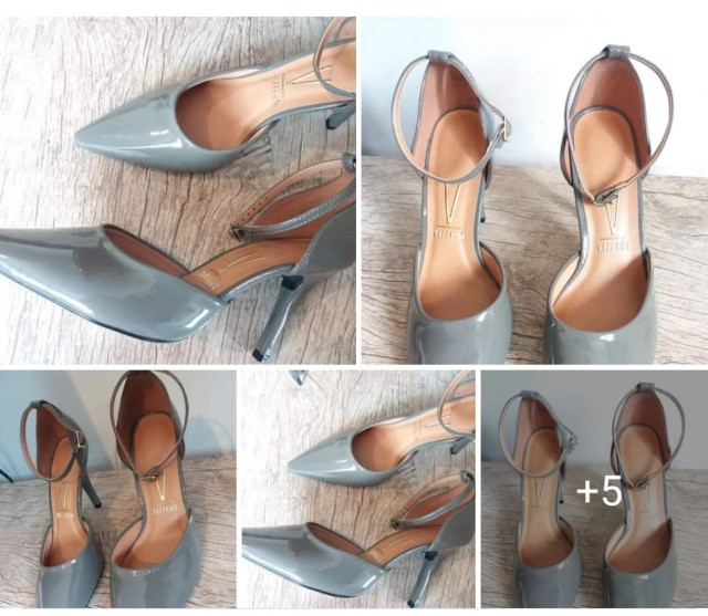 scarpin vizzano cinza