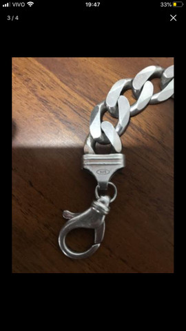 Vendo ou troco corrente e pulseira de prata 925 - Foto 2