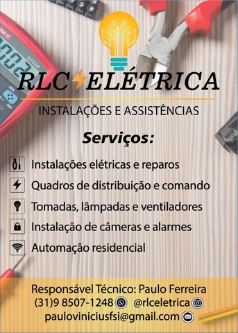 Eletricista Residencial e Comercial - RLC Elétrica