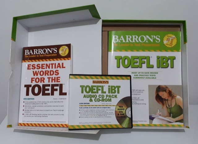 Preparatório Toefl iBT Superpack seminovo: Livros + Practice Tests + Audio - Foto 2