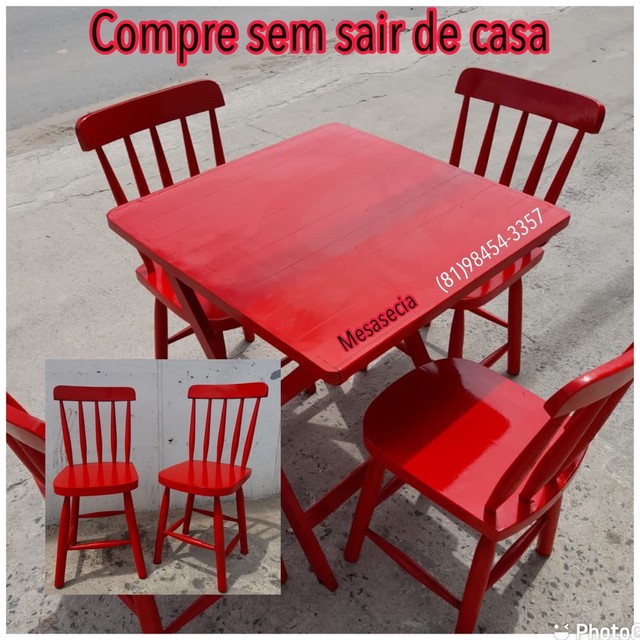 Mesa cadeira variados modelos 