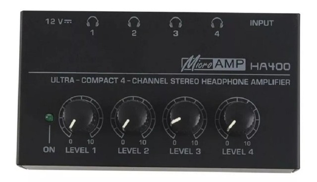 Amplificador De Fones Micro Amp Ha400