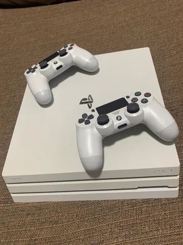 Playstation 4 Pro Branco 1tb - Ps4 Pro Branco 1tb + 1 Controle + 1