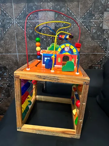 Caixa Tátil Com 12 Peças Sensorial Jogo Educativo Em Madeira - Futura  Brinquedos Educativos