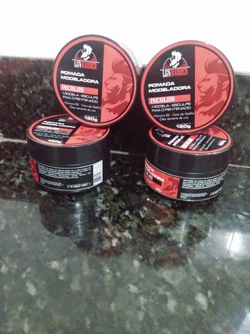 Pomada modeladora para cabelo, incolor 150g - Foto 4