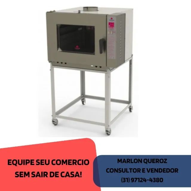 Forno 5 esteiras turbo Progas Novo