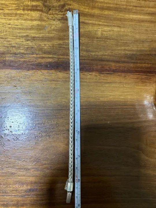 Pulseira de prata 950 com 32g, 23cm muito linda - Foto 5