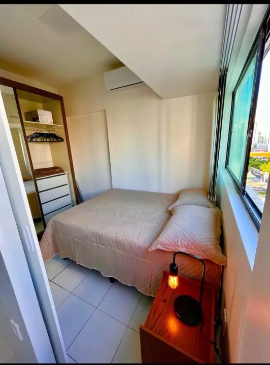 Jean Charles/ Boa viagem: studio mobiliado,  área de serviço, lazer, ar condicionado, bem 