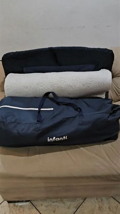 Berço Portátil Cielo, Infanti, Azul - Foto 4