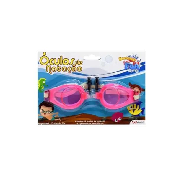 Oculos De Natação Proteção Uv Wellmix  Wx2943 Summer Fun