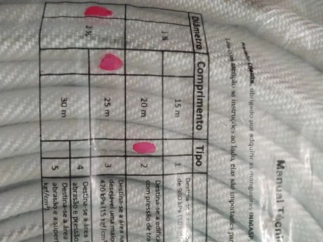 Mangueira incêndio bombeiro  - Foto 2