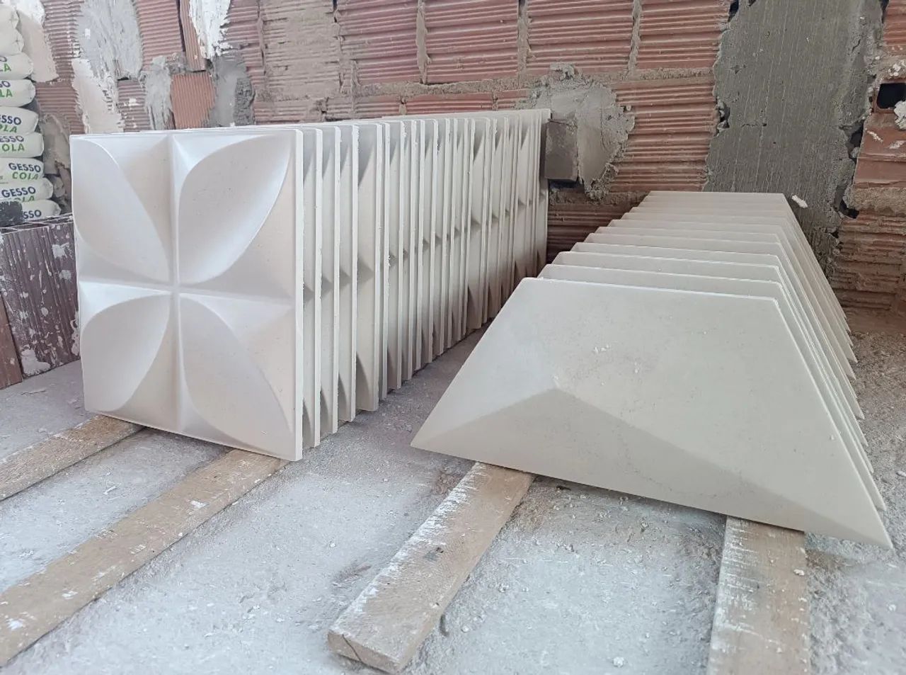 Placas de gesso 3d para revestimento - Foto 2