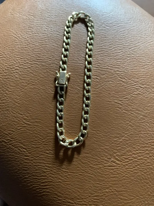 Pulseira de ouro 18k nova 21cm