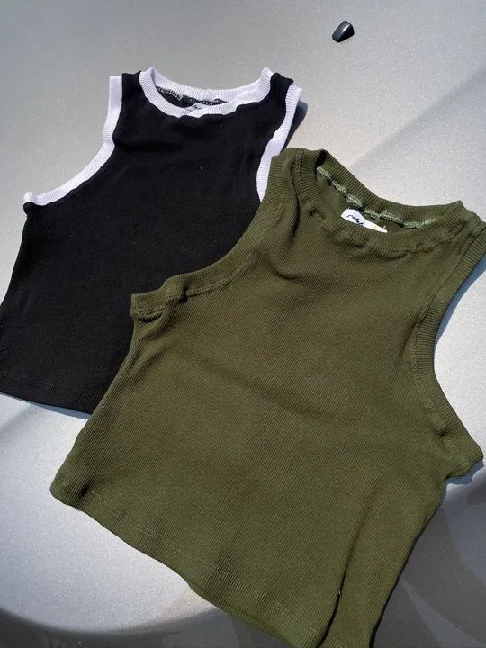 Cropped Ribbed Basic?s  - Foto 5