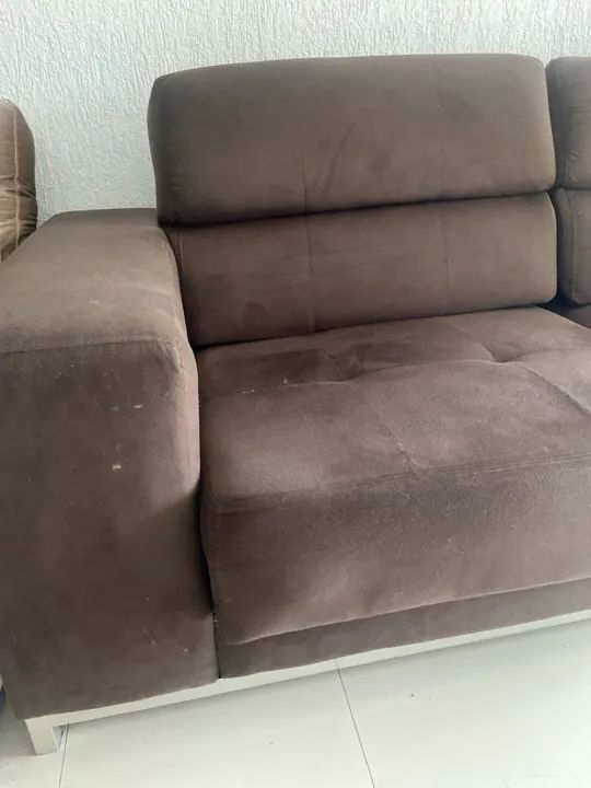 Sofá suede comprado no Casashopping - Foto 2