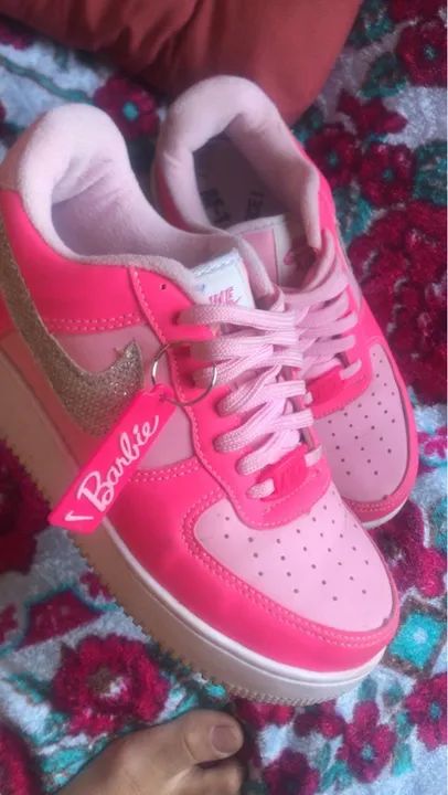 Tênis Nike Air Force 1 Barbie Pink